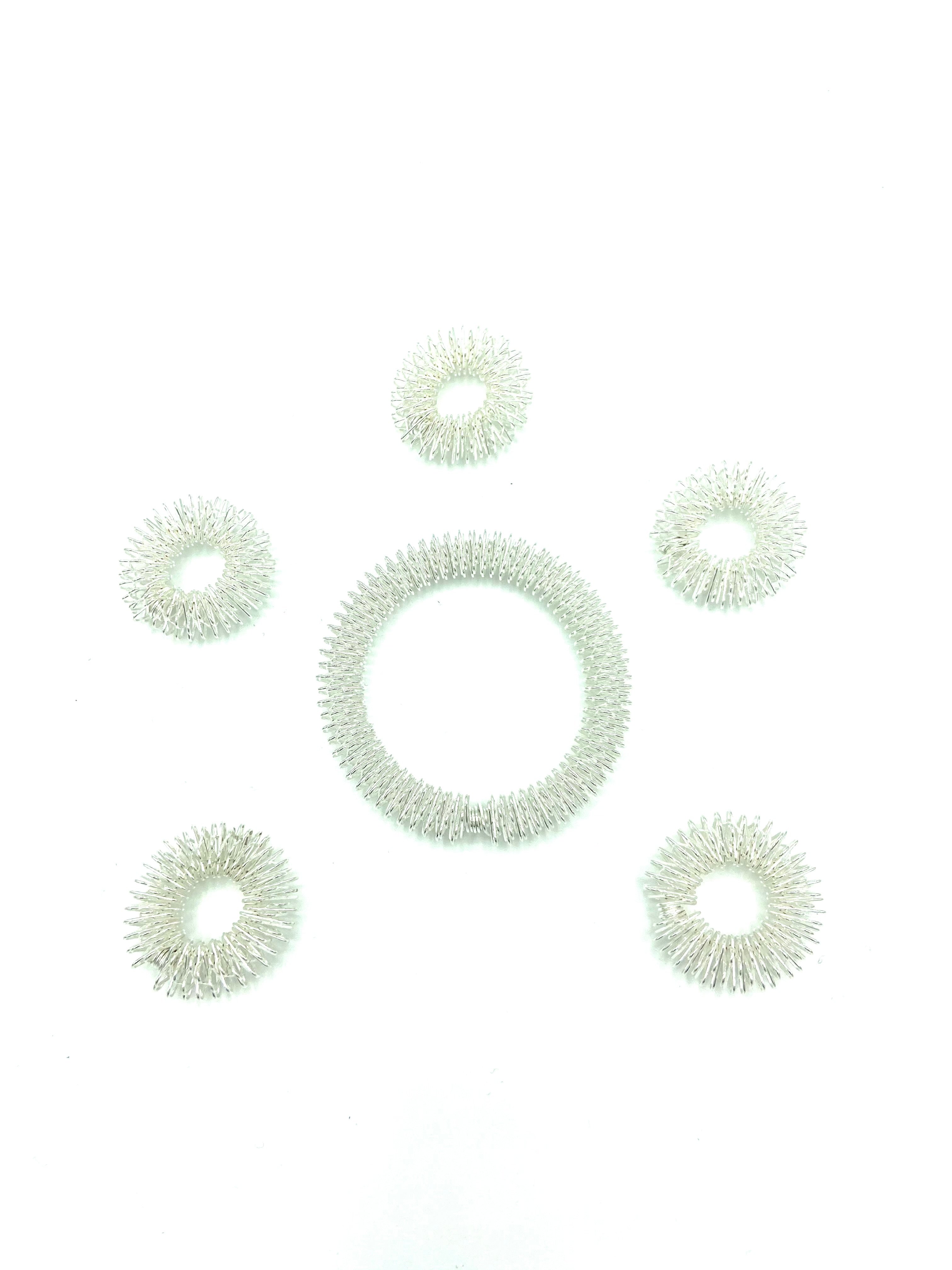 Set Akupressurarmband + 5 Akupressurringe - Skillworld